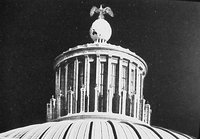 Model of the lantern, Volkshalle, Berlin