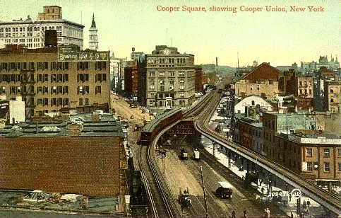 early 20th C. postcard of Cooper Union